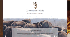 Desktop Screenshot of nyamazanasafaris.com