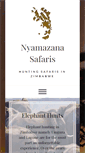 Mobile Screenshot of nyamazanasafaris.com